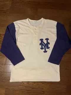 80's champion ベースボールTシャツ new york mets