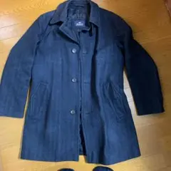 ヘルノ ウールコットン ステンカラーコート