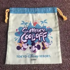 東京ディズニーリゾート ミセスコラボ　Summer Cool-Off 巾着