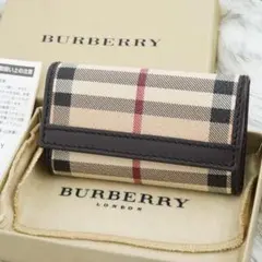 新品未使用品　箱付き　BURBERRY LONDON キーケース　ノバチェック