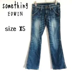 【サムシング】Vienus Jean デニムパンツ 牛革タグ セミフレア Y2K