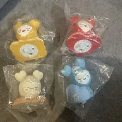 TWICE ガチャガチャ おやすみライトマスコット 4点セット