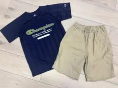 140㎝　Champion Tシャツとショートパンツセット