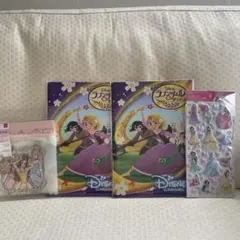 ディズニープリンセス ラプンツェルノート.ステッカー・ジップバッグセット