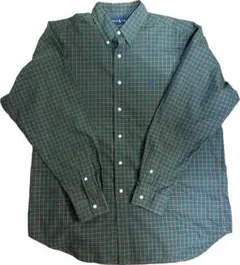 Ralph Lauren Blake 長袖シャツ Lサイズ グリーンチェック