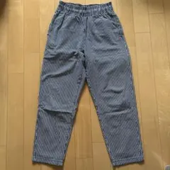 GU シェフパンツ　ストライプ　ヒッコリー　Sのサムネイル