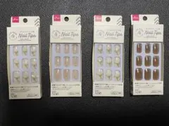 DAISO ネイルチップ 4点セット