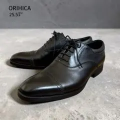 美品✨ ORIHICA ストレートチップ 25.5 ブラック 冠婚葬祭 オリヒカのサムネイル