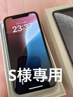 S様専用。Apple iPhone10R ホワイト128GB バッテリー交換済