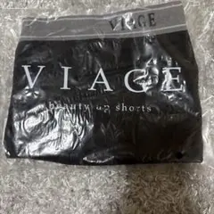 VIAGE ビューティアップショーツ　LLサイズ　ブラック×グレー　ヴィアージュ