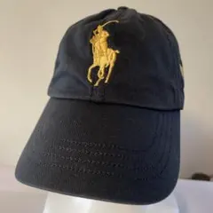 Polo Ralph Lauren キャップ ブラック ゴールド刺繍のサムネイル