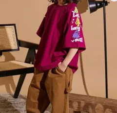 新品 PAIRMANON STREET ラグラン 袖 プリント 半袖 Tシャツ