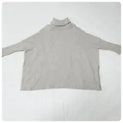 【極美品】BEARDSLEY ビアズリー タートル ポンチョニット ベージュ