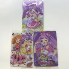 アイカツ！×プリパラ ウエハース カード レア 箔押し ホロ あり