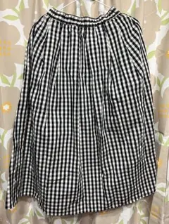 GU ギンガムチェックスカート