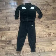 PUMA ブラック ジャージ　セットアップ　起毛　未使用