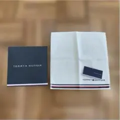 トミーヒルフィガー ハンドタオル　オフホワイト　未使用　タグ付き