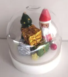スノードーム風 クリスマス インテリア 雑貨 ハンドメイド サンタ