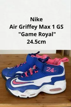 ナイキ Air Griffey Max1 ブルー×ピンク ハイカットスニーカー ナイキ Air Griffey Max1 ブルー×ピンク ハイカットスニーカー - メルカリ