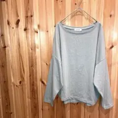 【レプシィム】カットソー　長袖　ドロップショルダー　オーバーサイズ　アースカラー