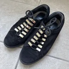 JIMMY CHOO ブラック スエード メンズスニーカー