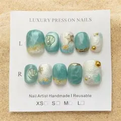 ラグーンシェルネイル　マグネット　オーシャンネイル　夏