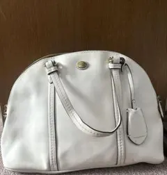 COACH ホワイト ハンドバッグ