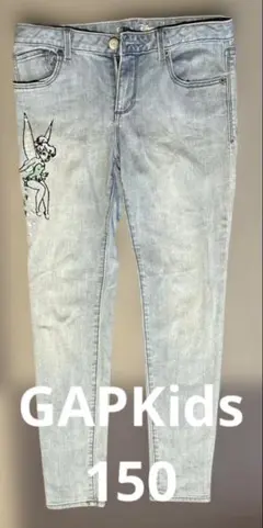 GapKids Disney ティンカーベル刺繍 ロングパンツ 150