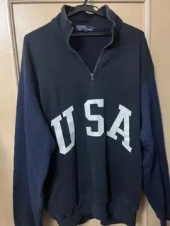 polo by ralph lauren ハーフジップ　USA