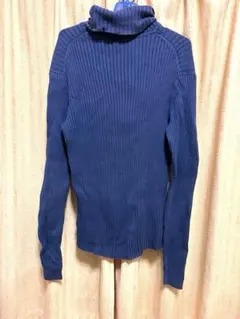 タートルネック リブ