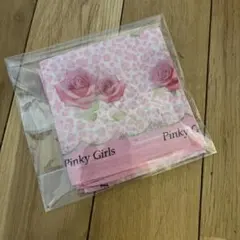 【美品】ピンキーガールズ　ハンカチ　レディース