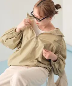 チャオパニックティピー マルチウェイナイロンオーバーサイズアノラック パーカー