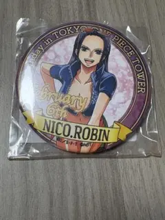 東京ワンピタワー限定和装缶バッジ　ロビン 東京ワンピースタワー限定缶バッジコレクション ロビン ONE PIECE