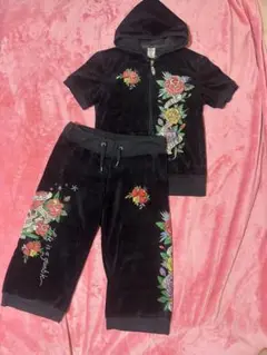 【レア】DONEDHARDY エドハーディー セットアップ sizeM ベロア レア】DONEDHARDY エドハーディー セットアップ sizeM ベロア