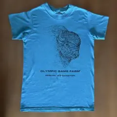 hanes fifty-fiftyヴィンテージTシャツ 80年代ターコイズブルーのサムネイル