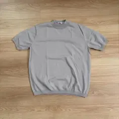 B&Y モックネック半袖ニット