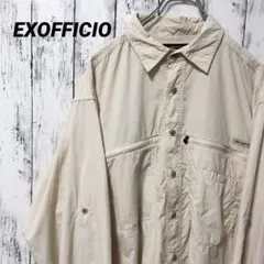 C2511 EXOFFICIO フィッシングシャツ ナイロン 長袖シャツ