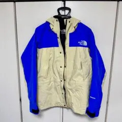 ノースフェイス マウンテンライトジャケット グラベル×ソーラーブルー M