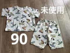 未使用☆Disney baby パジャマ 夏用　セットアップ上下セット 90cmのサムネイル