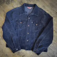 希少 リーバイス コーデュロイ ジャケット 【46】ネイビー 70s USA