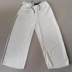 ZARA ザラ ワイドパンツ ホワイト XS