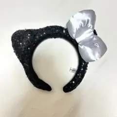 USJ カチューシャ　キティちゃん（白黒）