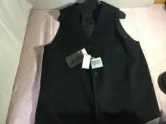 【80％OFF】リバーシブル ブラック ベスト 100×26