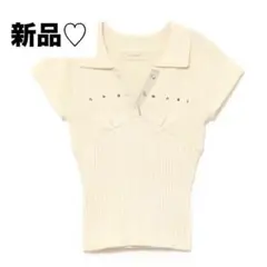 ANDMARY Lindsay logo tops ivory - メルカリ