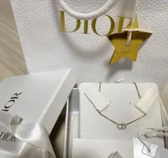 Dior ゴールド ネックレス ロゴデザイン ディオール　DIOR