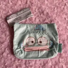 ふわふわ　FACE 台形ポーチ　ハンギョドン