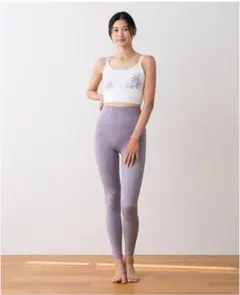 【SUKALA】①パープルのレギンス　②ダークブルーのウェア　2点まとめて