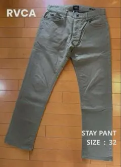 《極美品》RVCA ダメージ加工スキニーデニム　W32のサムネイル