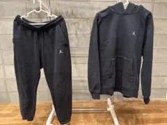 Jordan ブラック フード付きスウェットセット Lサイズ