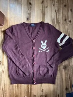 PEARLY GATES カーディガン ワインレッド